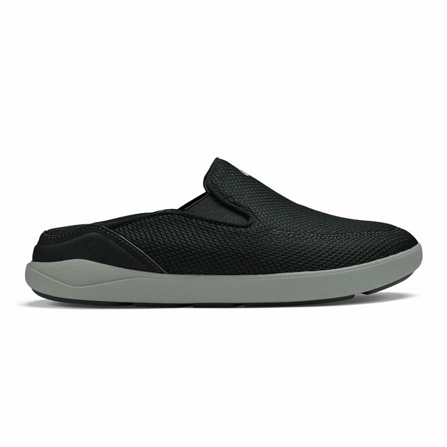 Olukai Men's Nohea Pae Slip On Shoe - Black US362-951